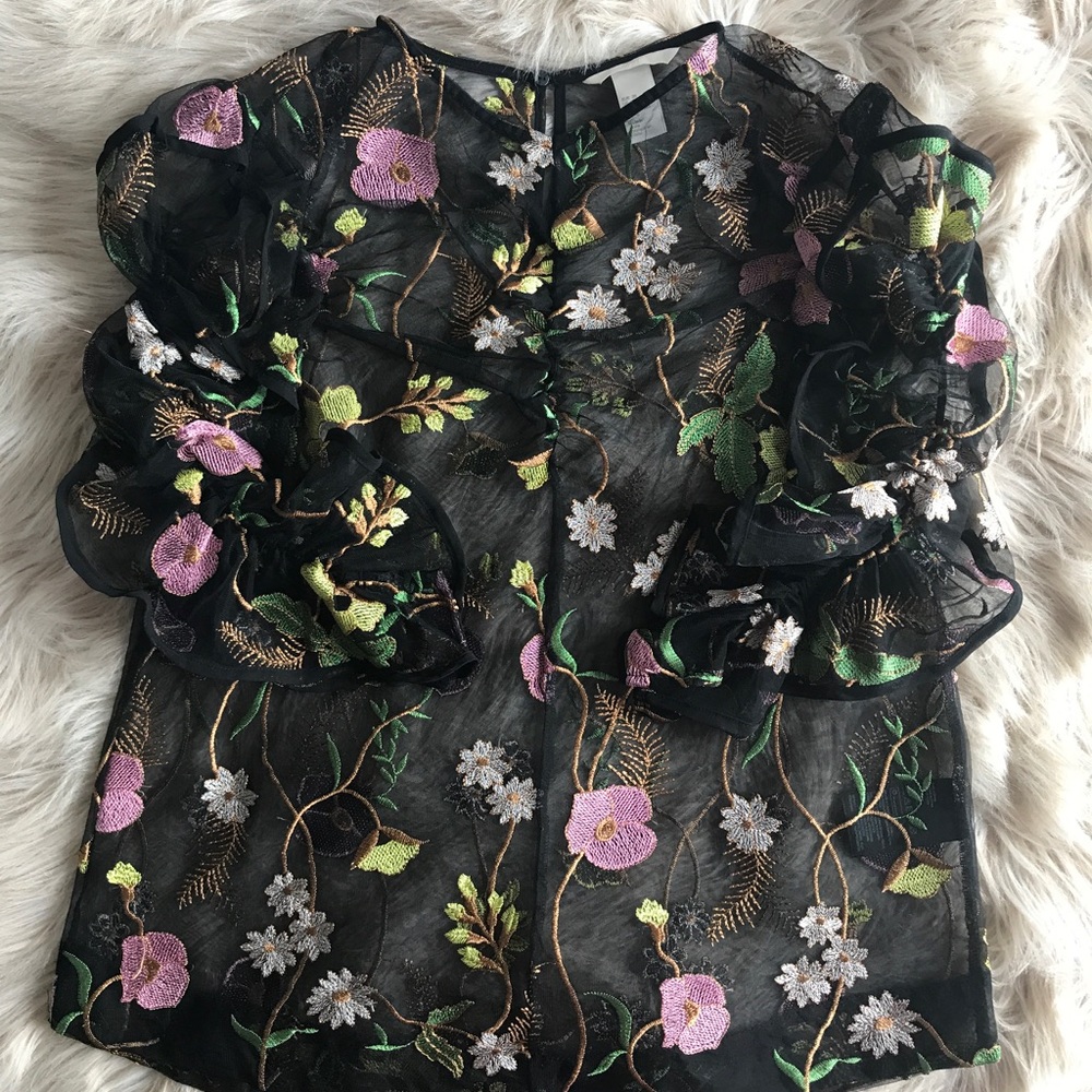 H&M floral blouse
